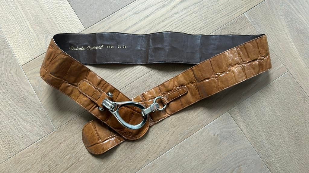 Robako ceintures | 95cm, Bruin, 90 tot 100 cm, Heupriem, Ophalen of Verzenden