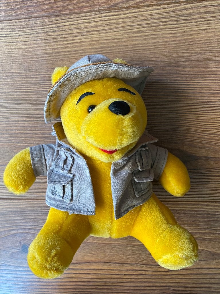 Knuffel Winnie de Poeh Beer 23 cm, Gebruikt, Disney, Geel, Beer