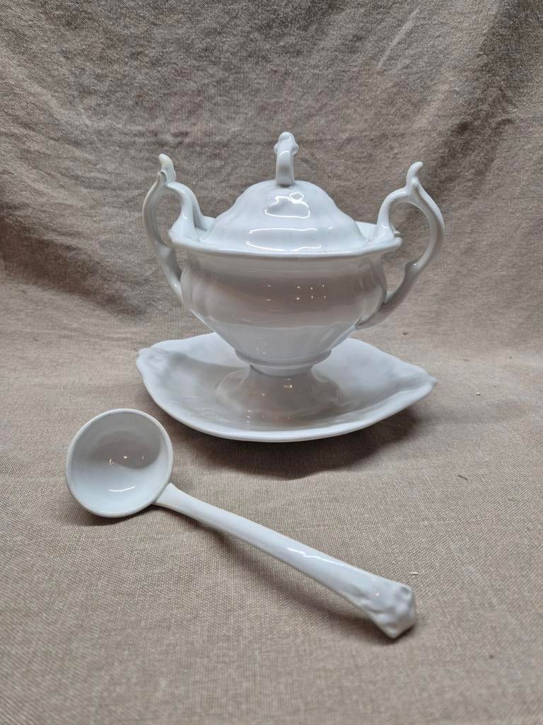 Kleine wellington sausterrine nr. 2 Met lepel, Antiek en Kunst, Antiek | Servies los, Ophalen of Verzenden
