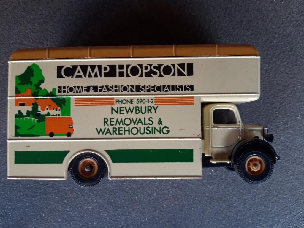 Bedford Luton verhuiswagen Camp Hopson - Corgi, Hobby en Vrije tijd, Modelauto's | 1:50, Ophalen of Verzenden, Zo goed als nieuw