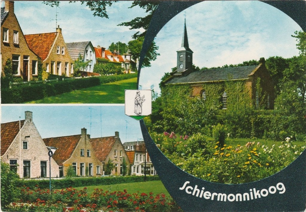 SCHIERMONNIKOOG Langestreek Kerk, Verzenden, 1960 tot 1980, Gelopen, Waddeneilanden
