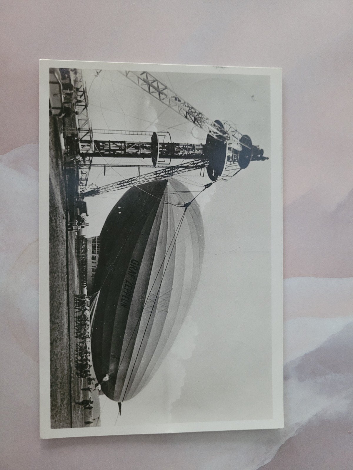 Zeldzame Zeppelin Ansichtkaart - Graaf Zeppelin LZ 129, Verzamelen, Ophalen