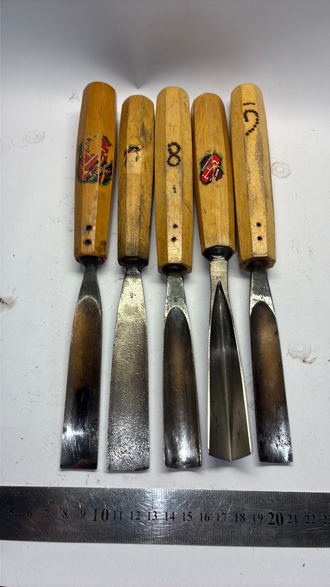 Spannsage beeldhouwgutsen ( gutsen beitels beeldhouwen ), Ophalen of Verzenden, Gebruikt