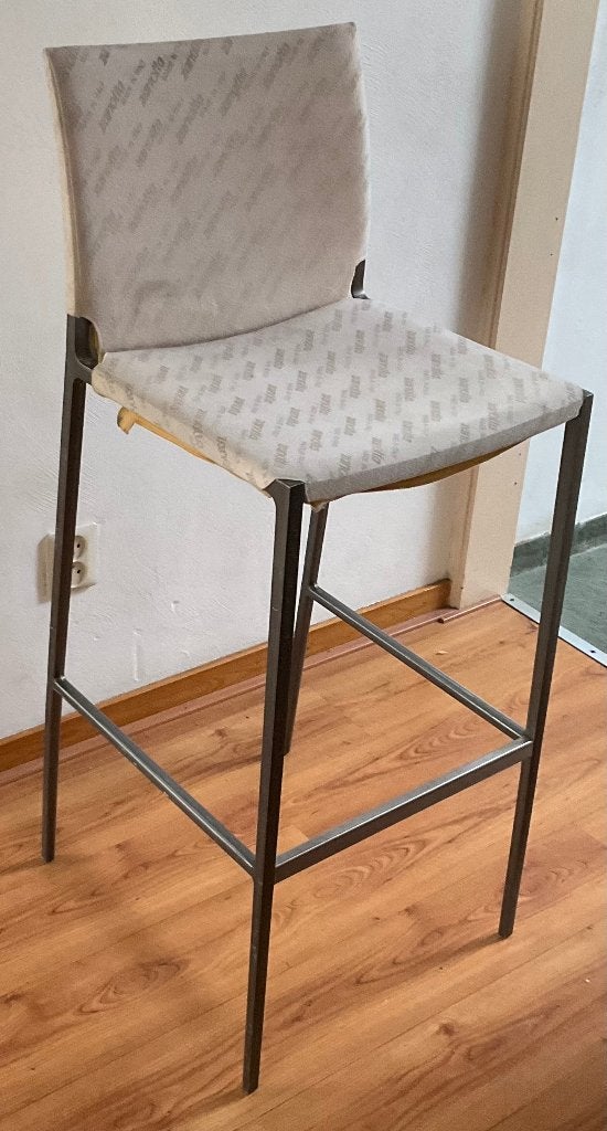 ZANOTTA - Kruk - Design: BARBIERI - Model: Lio, Ophalen, Gebruikt, Met voetsteun, 60 tot 90 cm