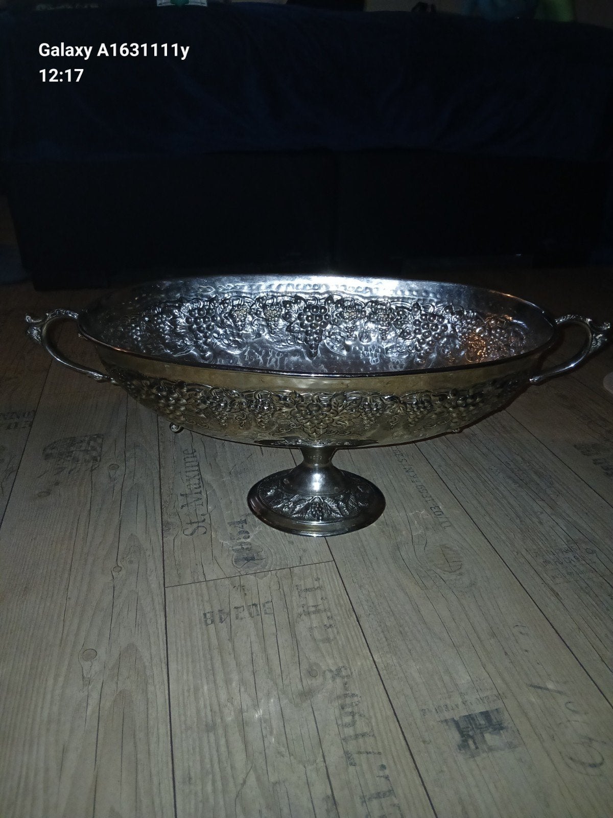 Prachtige verzilverde champagne koeler, Ophalen