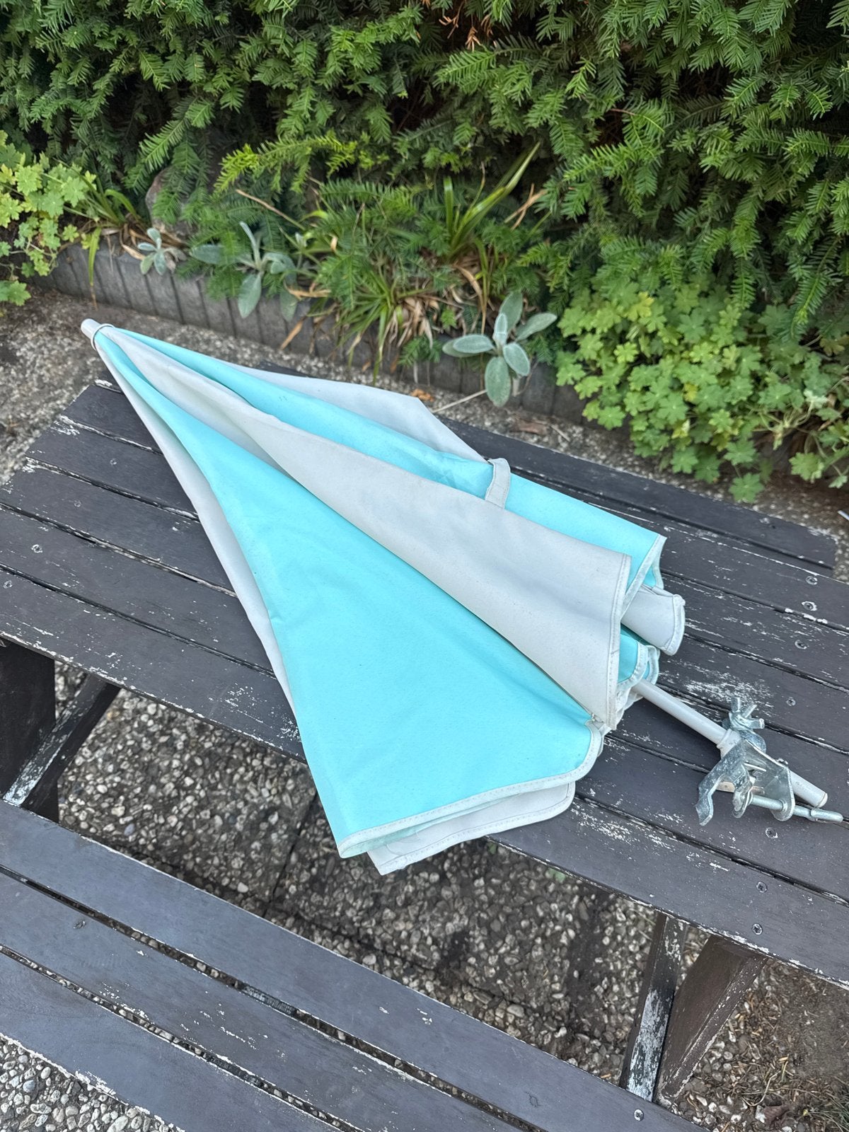Parasol voor picknicktafel - Zo goed als nieuw, Ophalen, Zo goed als nieuw, 1 tot 2 meter, Stokparasol