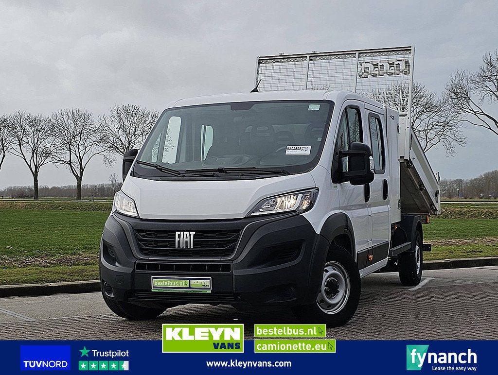 FIAT DUCATO 2.2 dub.cab kipper euro6, Voorwielaandrijving, Gebruikt, Euro 6, 4 cilinders
