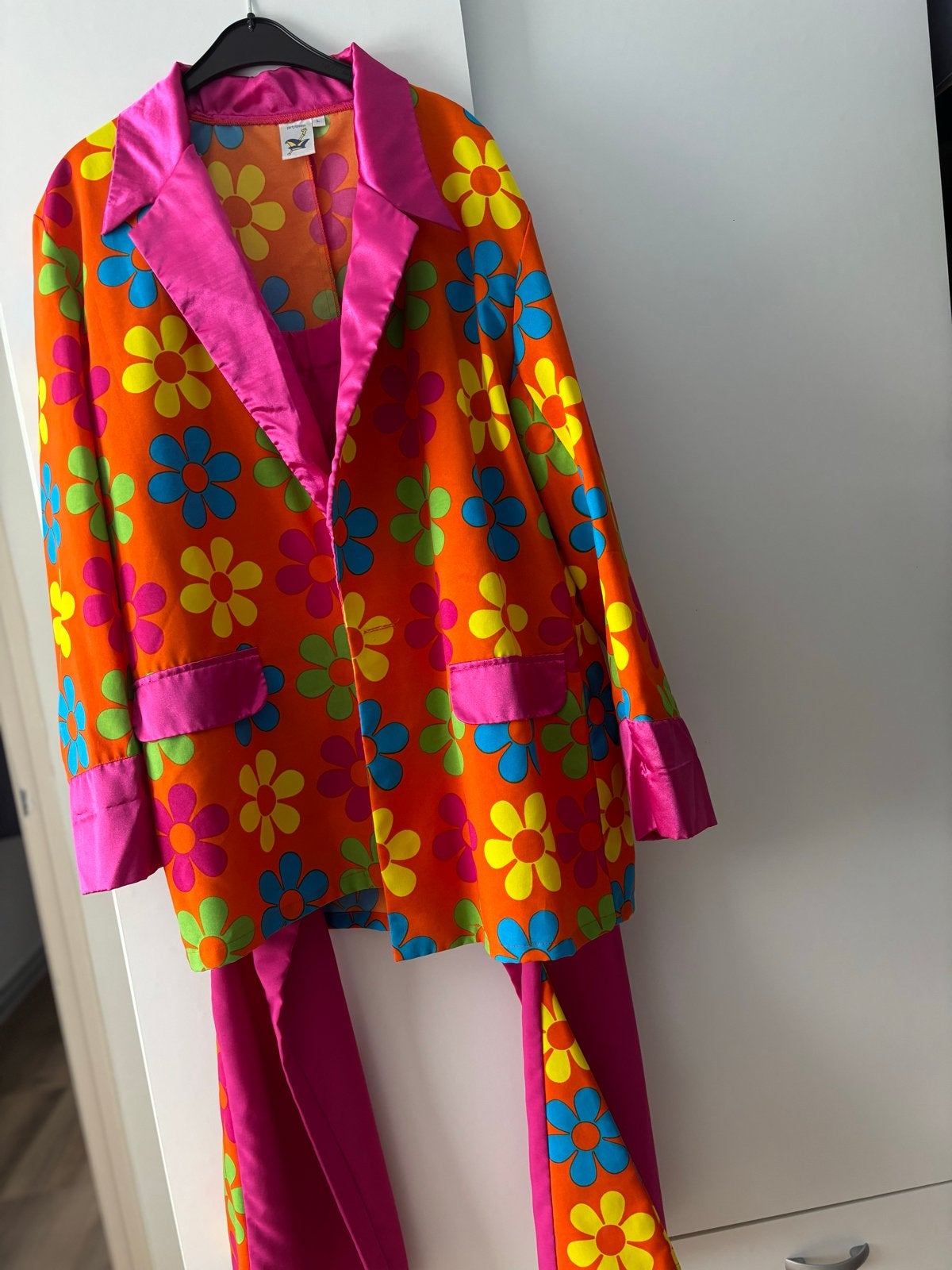 Clownspak broek met jas maat L, Ophalen of Verzenden
