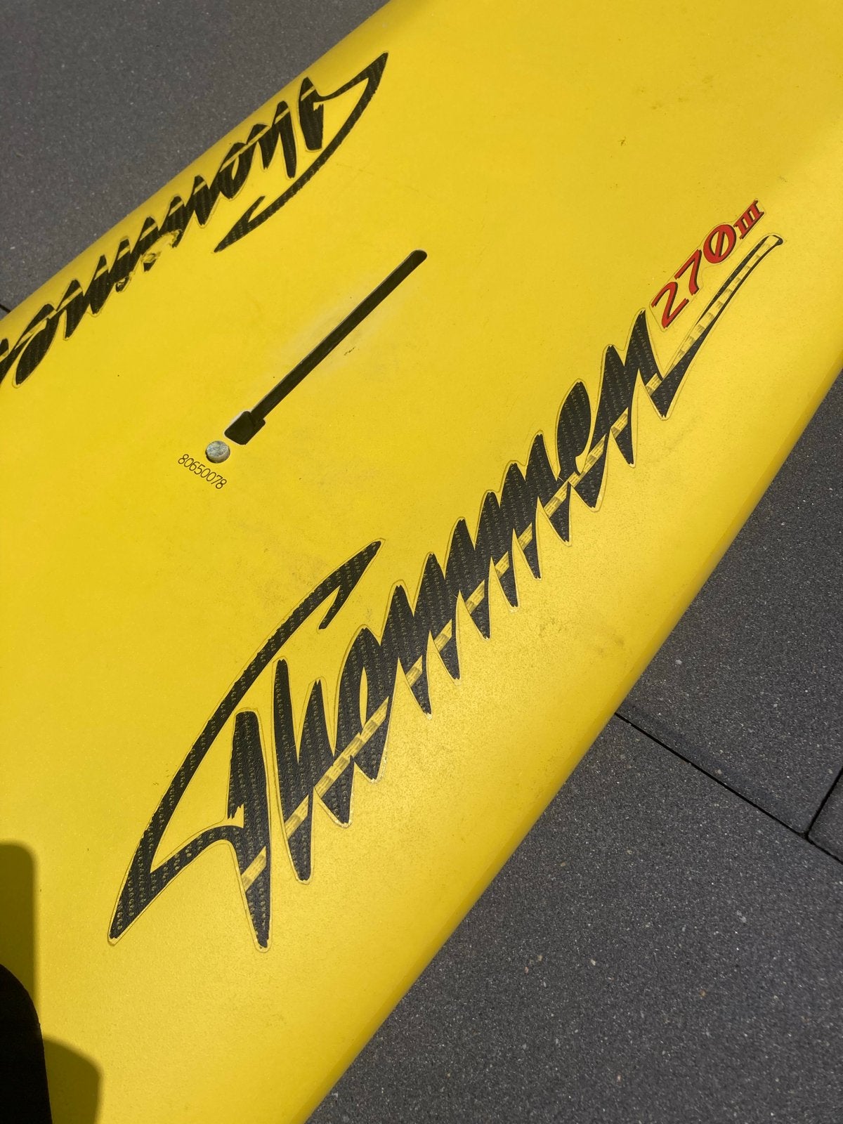 F2 Thommen 270III surfplank - Snel en klassiek, Watersport en Boten, Windsurfen, Ophalen, 250 tot 300 cm, Gebruikt, F2