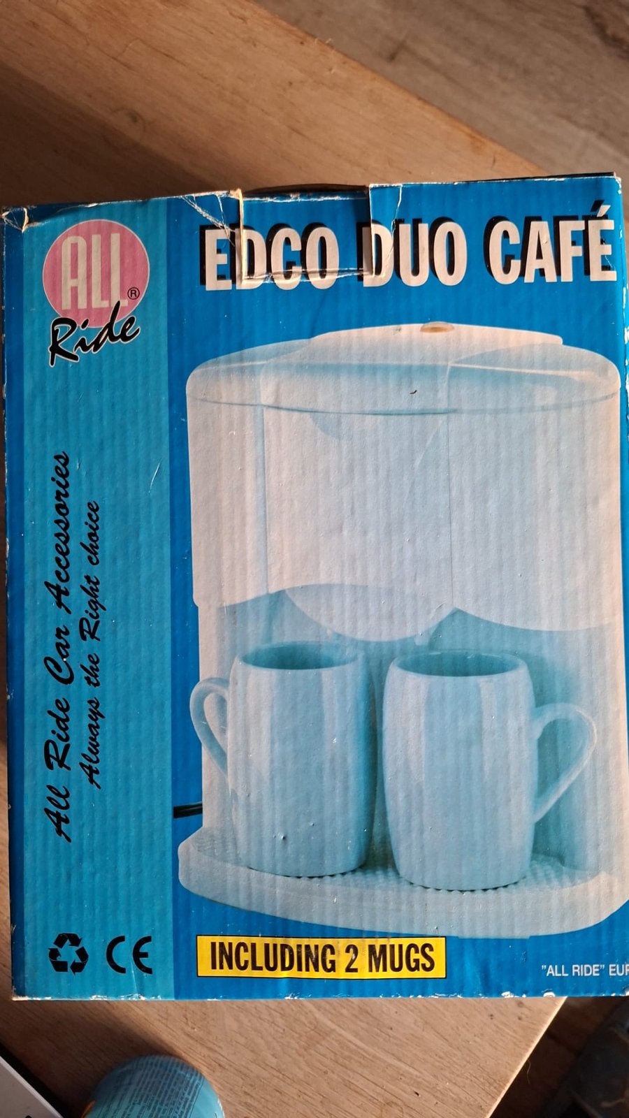 EDCO DUO CAFÉ Koffiezetapparaat met 2 Mokken, Witgoed en Apparatuur, Koffiezetapparaten, Gemalen koffie, Ophalen of Verzenden