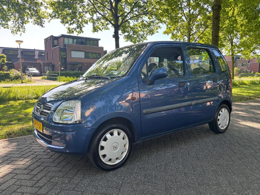 Opel Agila 1.2-16V Comfort (bj 2003), Auto's, Opel, Bedrijf, Te koop, Agila, Airbags, Alarm, Elektrische buitenspiegels, Startonderbreker