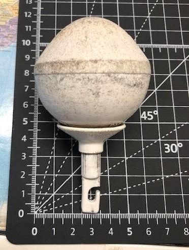 Jumbo rollerbal, haakmodel, diameter 55 mm Nr 15 jdu, Diversen, Ophalen of Verzenden, Gebruikt