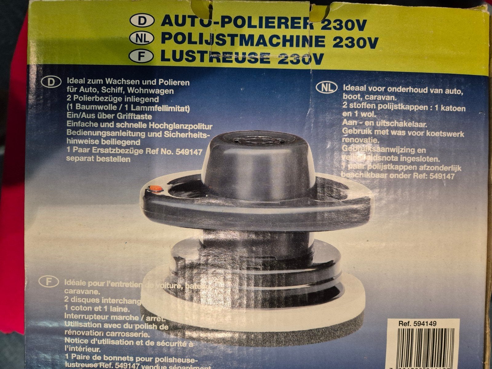 Auto-Polijstmachine, Ophalen of Verzenden, Zo goed als nieuw