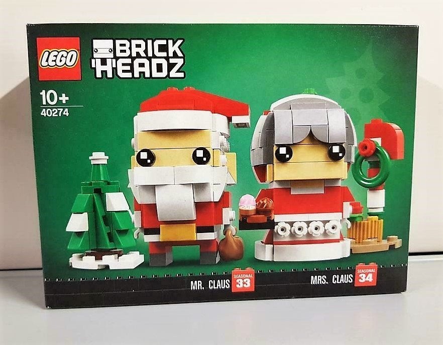 lego 40274 Mr. & Mrs. Claus brickheadz verzenden +8,75 euro, Ophalen, BrickHeadz, Lego, Nieuw