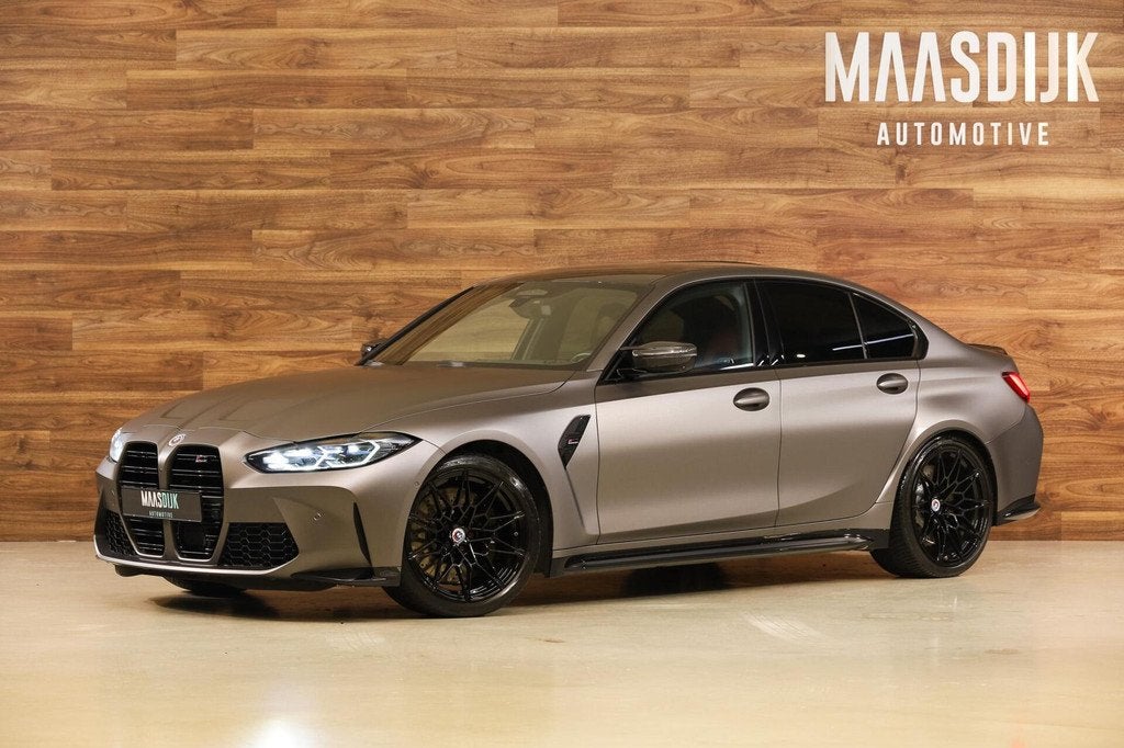 BMW M3 xDrive Competition|Individual|Carbon|H&K|HUD|ACC|360|, Automaat, Gebruikt, Euro 6, Zwart