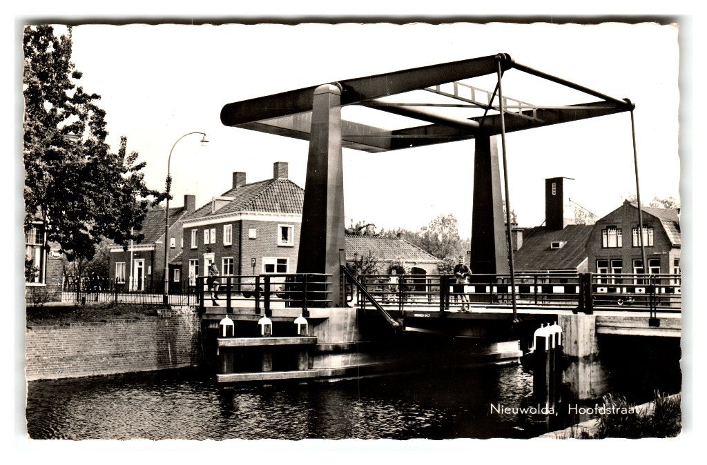 Nieuwolda, Hoofdstraat, Verzamelen, Ansichtkaarten | Nederland, Verzenden, 1960 tot 1980, Gelopen, Groningen