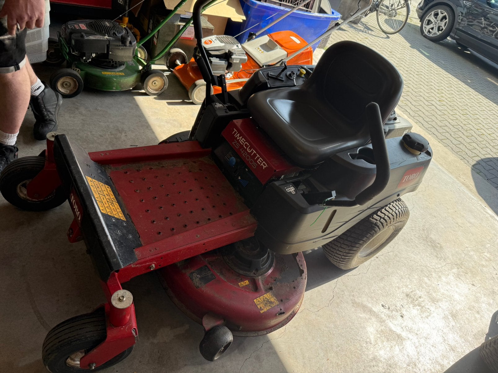 Toro zs4200s opknapper, Ophalen, Cirkelmaaier, Eu, Gebruikt