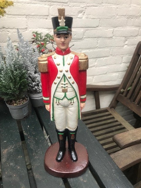 gietijzeren beeld van een Napoleontische soldaat, Verzamelen, Ophalen of Verzenden, Landmacht, Overige gebieden, Miniatuur of Beeldje