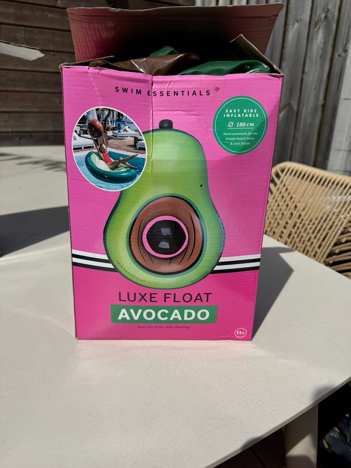 Swim Essentials - Opblaasbare Avocado, Ophalen, Zo goed als nieuw