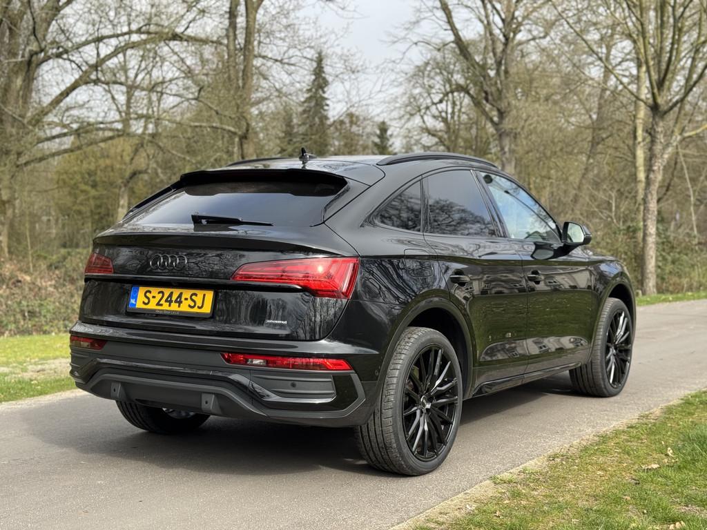 Audi Q5 Sportback 50 TFSI e S Quattro Competition 21", Automaat, Gebruikt, 4 cilinders, Zwart