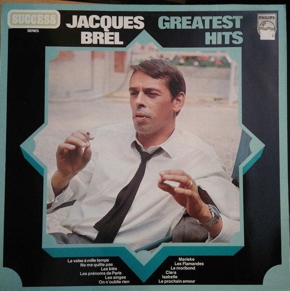 lp,Jacques Brel – Greatest Hits, Reissue, Ophalen of Verzenden, Pop, LP