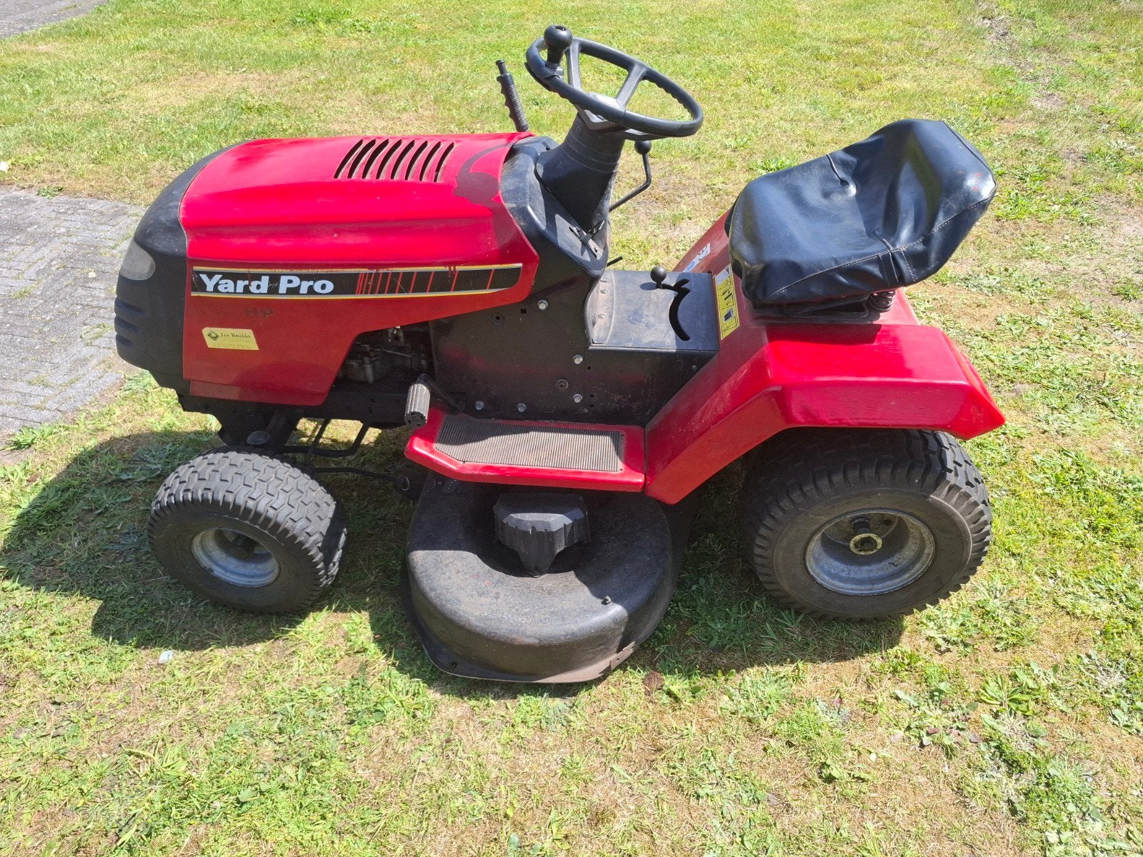Yard pro zitmaaier 12.5 pk b&s motor opknapper, Tuin en Terras, Ophalen of Verzenden, Gebruikt