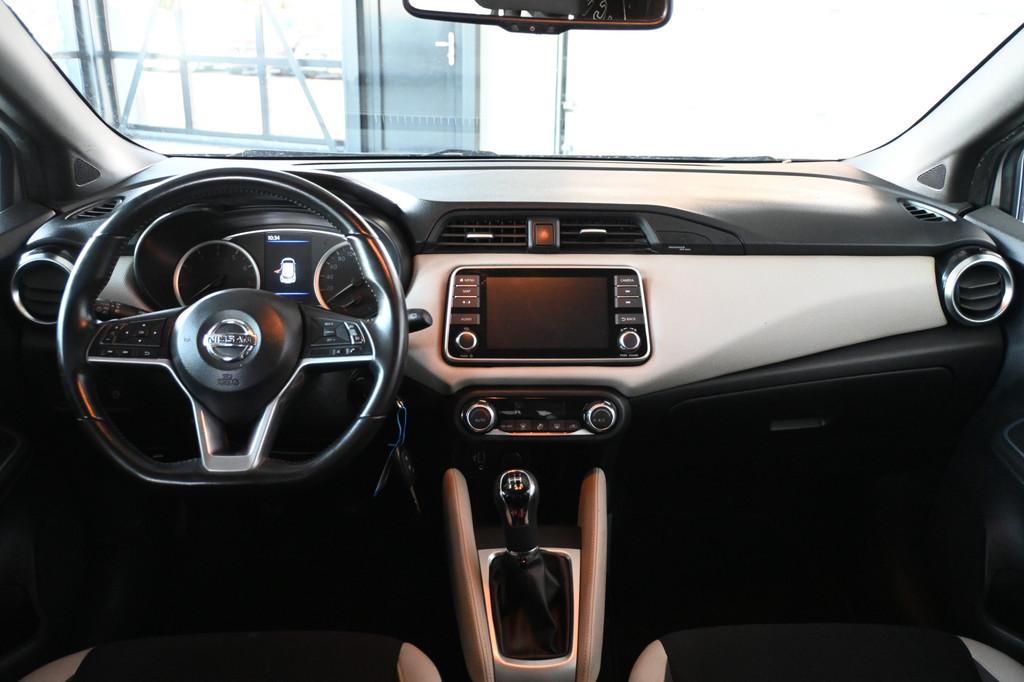 Nissan Micra 1.0 IG-T N-Connecta Clima Navigatie LED Goed On, Auto's, Nissan, Voorwielaandrijving, Met garantie (alle), Traction-control