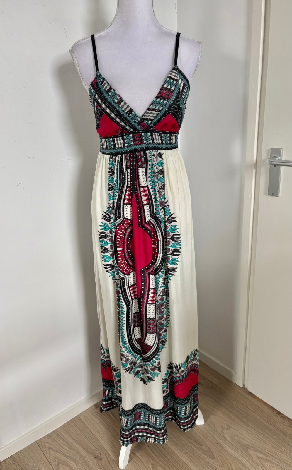 Lange Sweet Miss (zomer)jurk - maat M, Maat 38/40 (M), Wit, Ophalen of Verzenden, Zo goed als nieuw