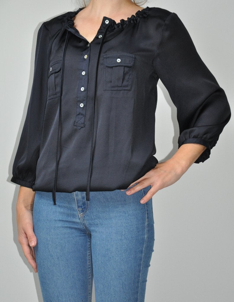 We blouse 34, top xs, dameskleding 34, Blauw, WE, Nieuw, Ophalen of Verzenden