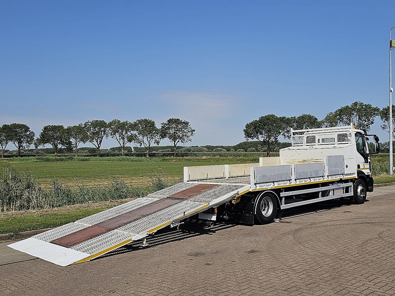 IVECO 160E21 EUROCARGO machine transport, Automaat, Euro 6, Iveco, Wit