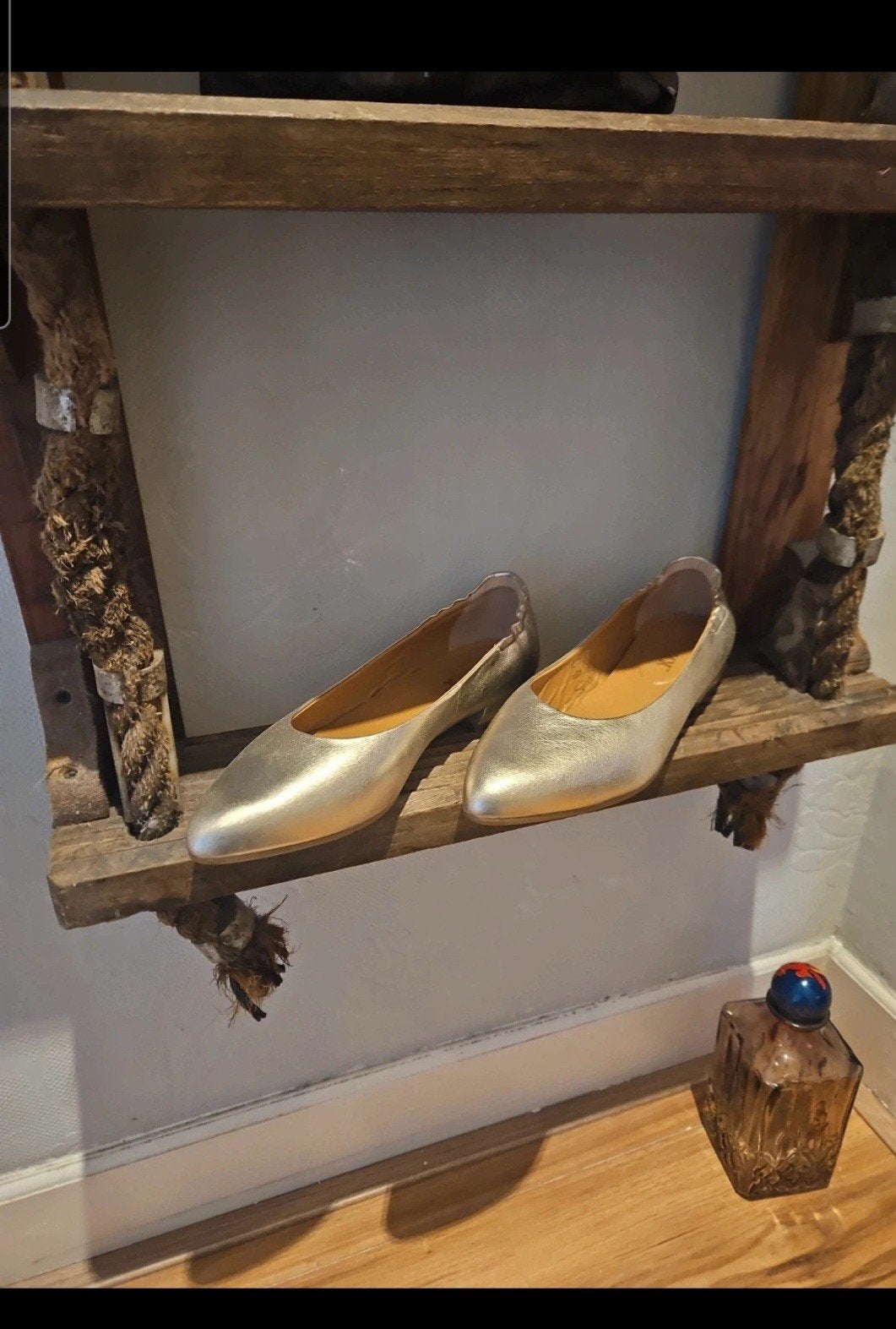 Flexx Light gold leren schoen, Kleding | Dames, Schoenen, Overige kleuren, Flexx, Nieuw, Ballerina's