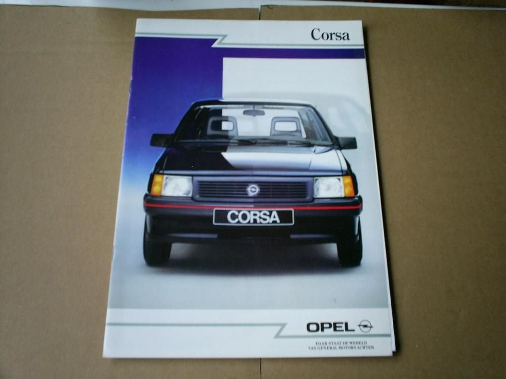 Opel Corsa [ 1 / 1988 8 pag. ], Verzenden, Zo goed als nieuw, Opel