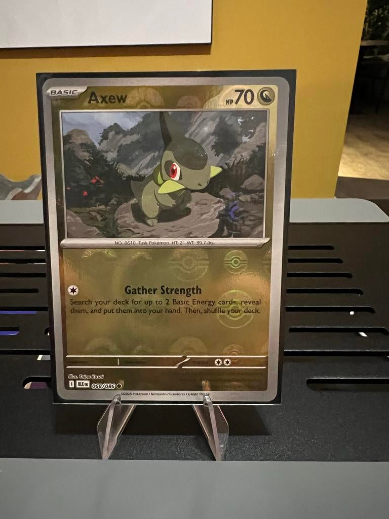Pokémon Kaart: Axew Pokeball (068/086) - Zo goed als nieuw, Ophalen of Verzenden, Zo goed als nieuw, Losse kaart