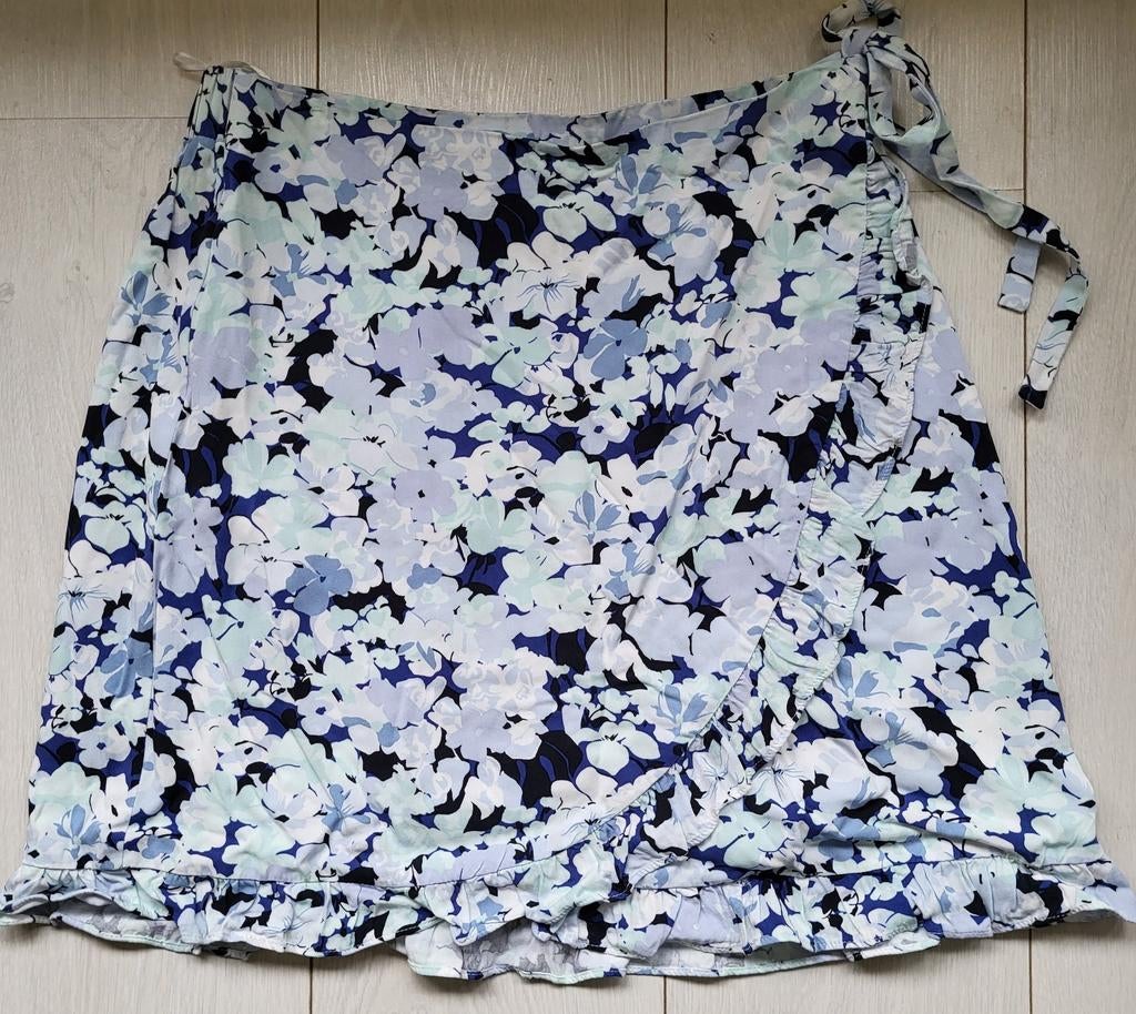 Pieces wikkelrokje M, Kleding | Dames, Rokken, Maat 38/40 (M), Wit, Nieuw, Ophalen of Verzenden