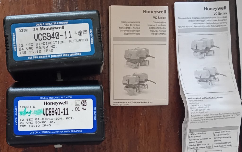 Honeywell VC6940-11 3-weg klep, Gebruikt, Minder dan 30 cm, Overige typen, Minder dan 60 cm