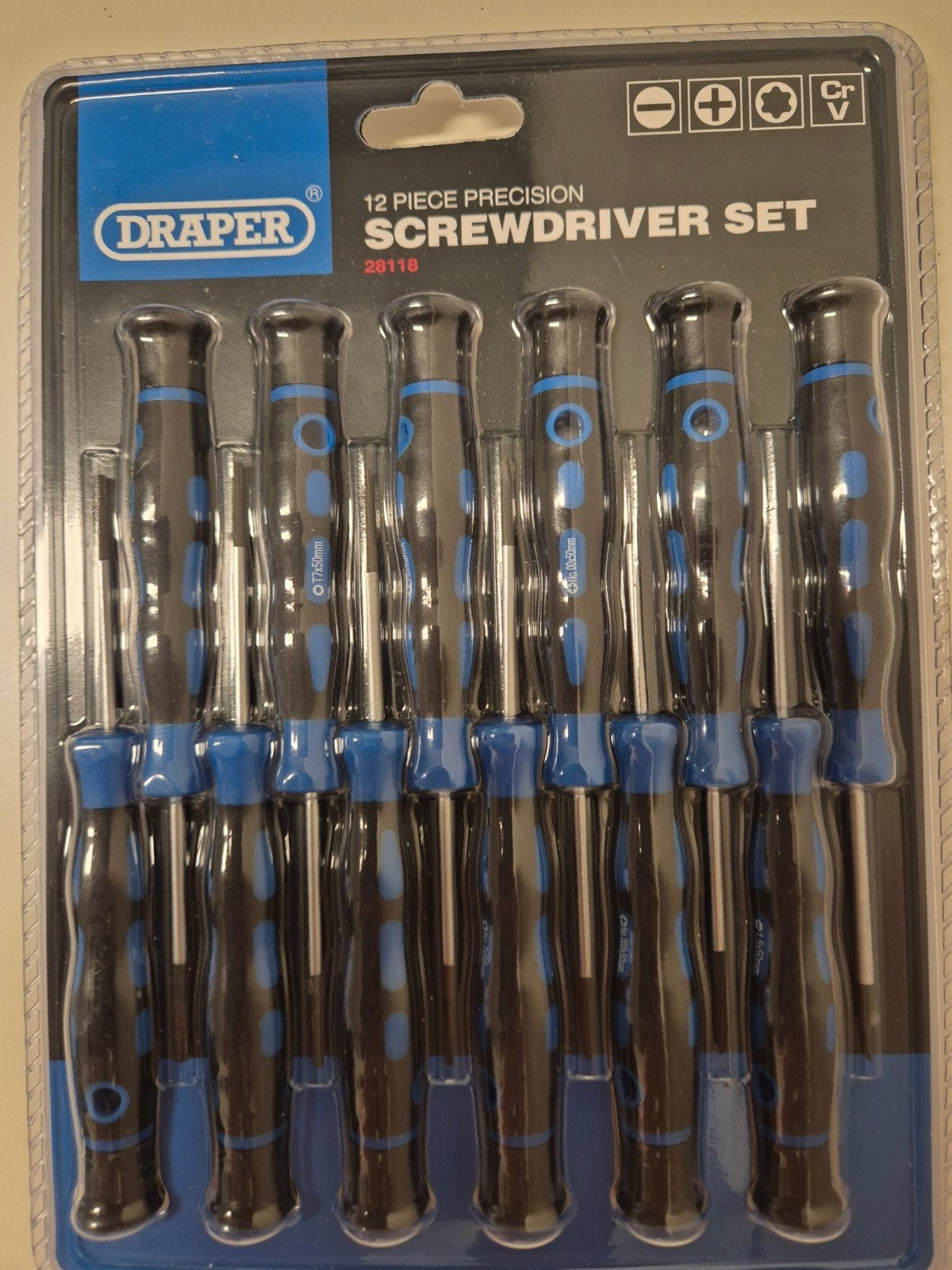Draper 12-delige precisie schroevendraaierset, Ophalen of Verzenden, Nieuw