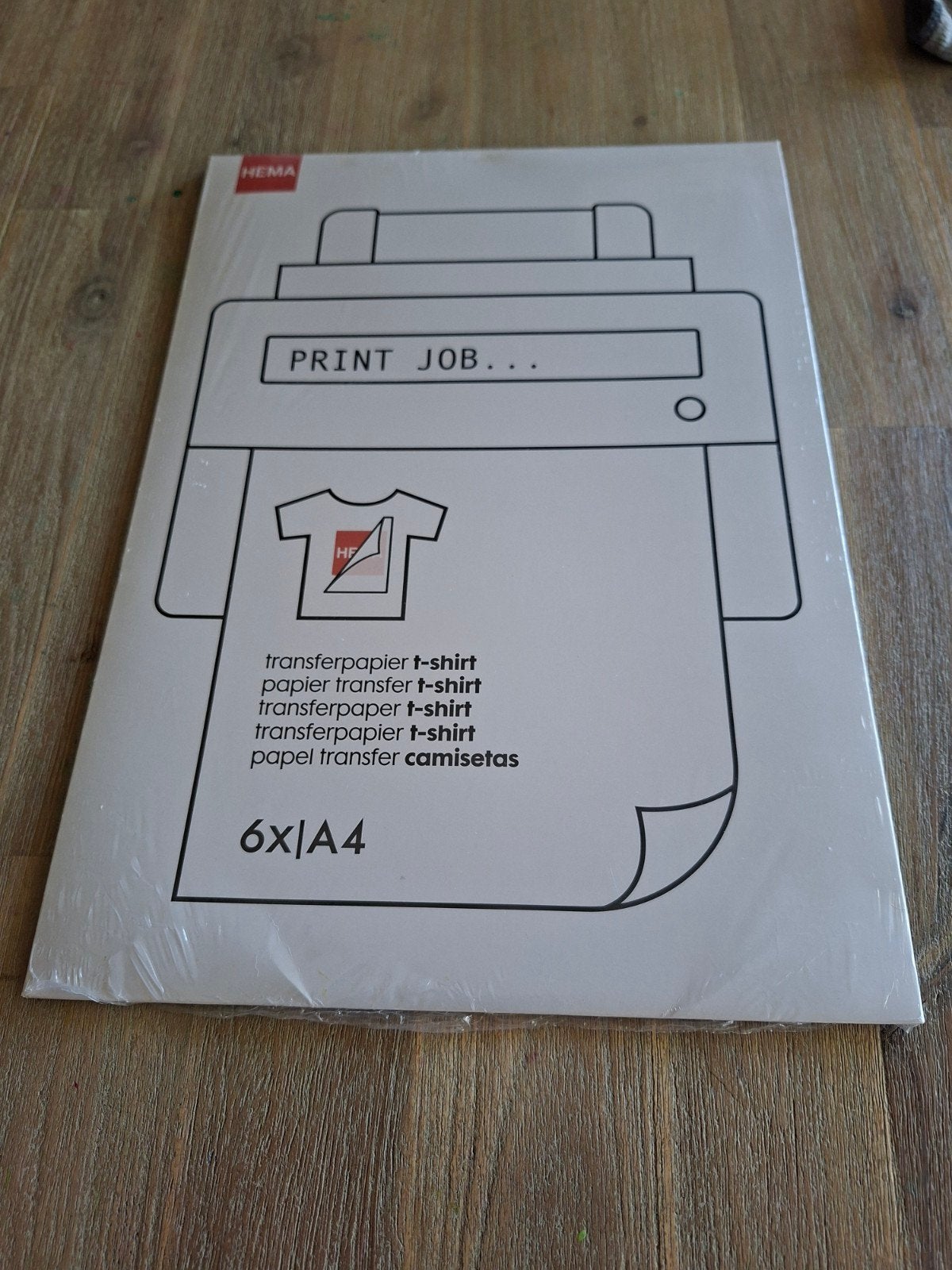 T-shirt transfer papier, Ophalen of Verzenden, Nieuw