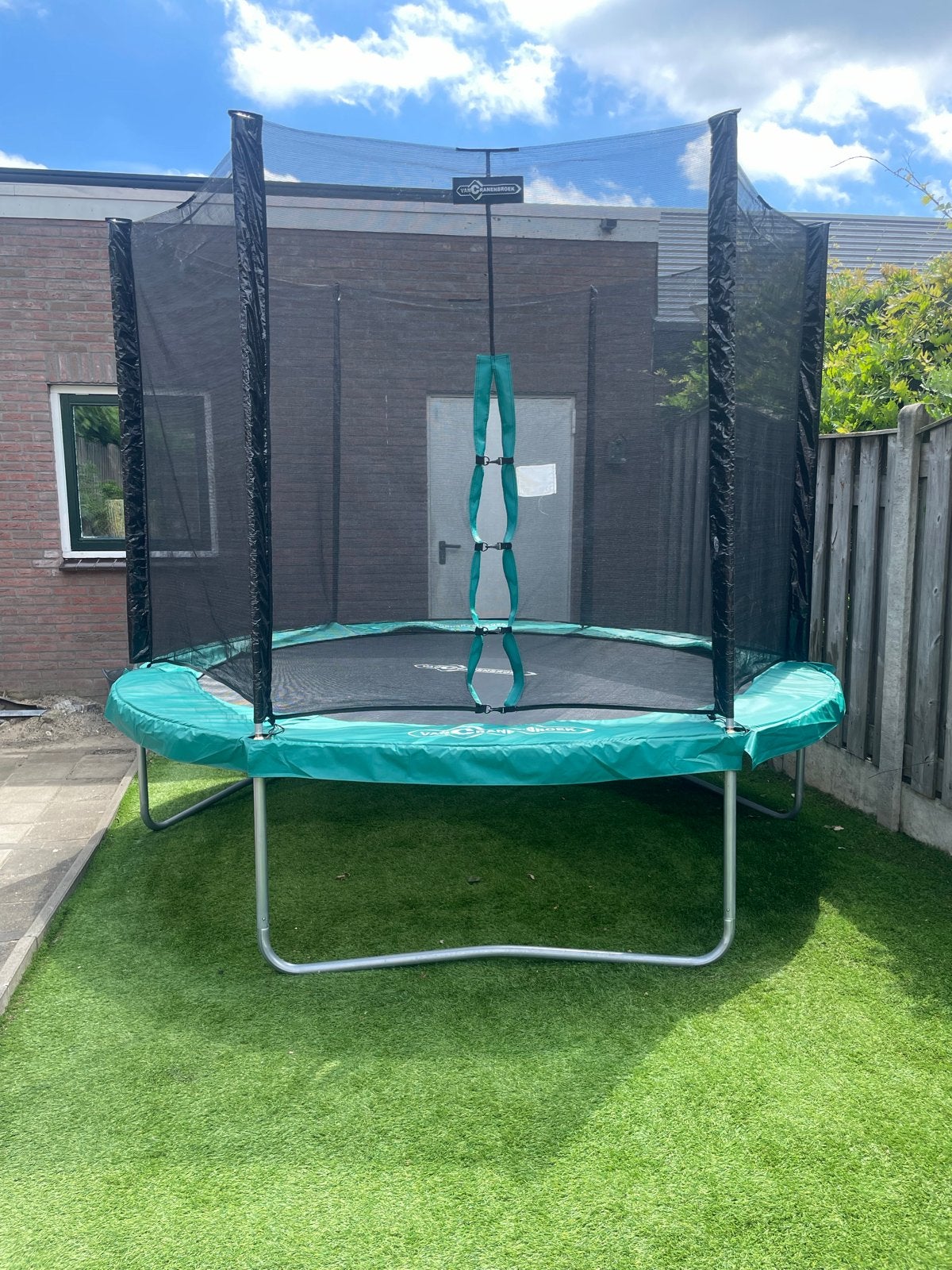 Trampoline met net 305 cm - weinig gebruikt, Ophalen, Gebruikt