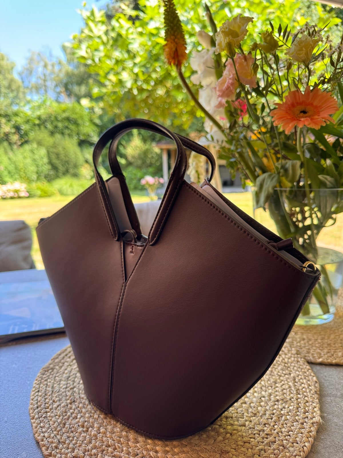 Zara Viral Burgundy Tas - Nieuw en Ongebruikt - OP. 39,95€, Ophalen of Verzenden, Nieuw, Rood, Handtas