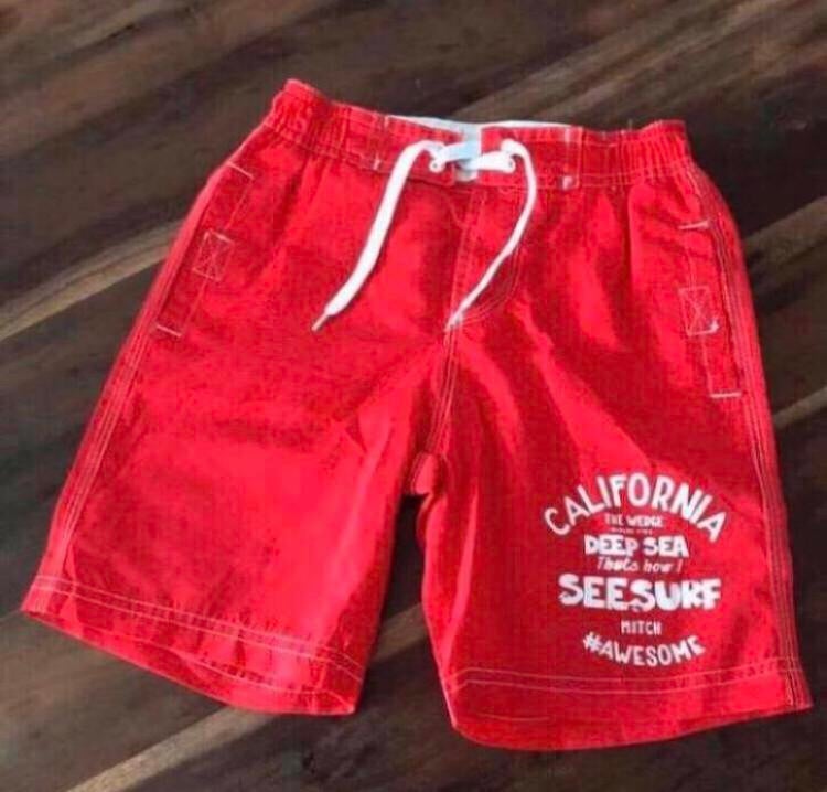 💙 NIEUW MITCH Mt 116 rood zwembroek CALIFORNIA jongen, Ophalen of Verzenden, Nieuw, Jongen, Sport- of Zwemkleding