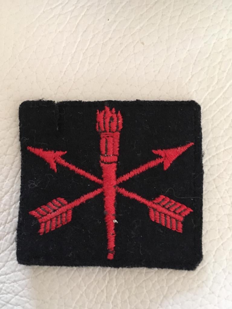Dienstvakembleem Koninklijke Marine machinist, Verzamelen, Verzenden, Marine, Nederland, Embleem of Badge