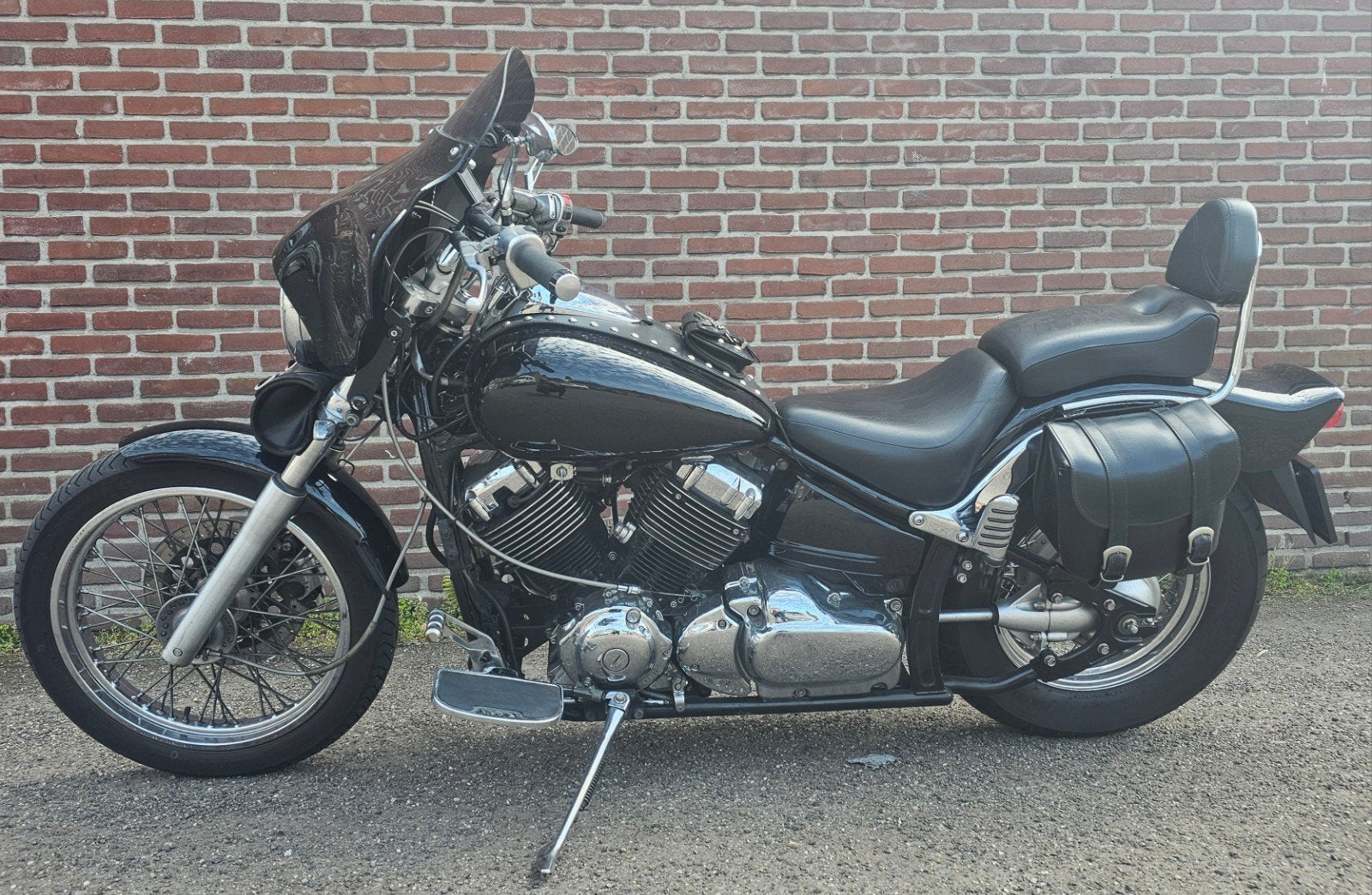 Yamaha Dragstar XVS 650 met veel extra's, 2 cilinders, Sportuitlaat, Chopper, Gebruikt