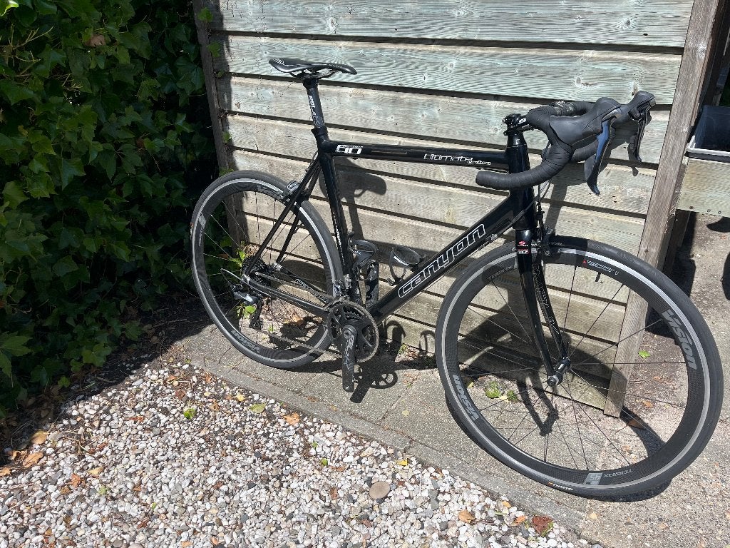berg/klim racefiets, 28 inch, Gebruikt, Carbon, 57 tot 61 cm