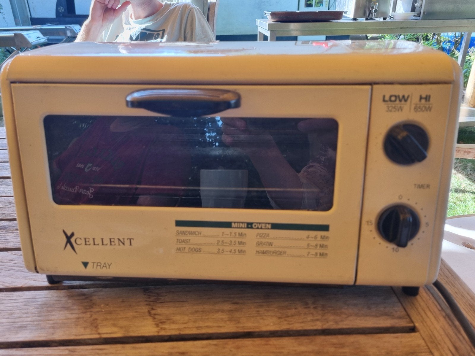Camping vintage Mini-Grill-Oven Xcellent, Witgoed en Apparatuur, Ovens, Ophalen, Minder dan 45 cm, Minder dan 45 cm