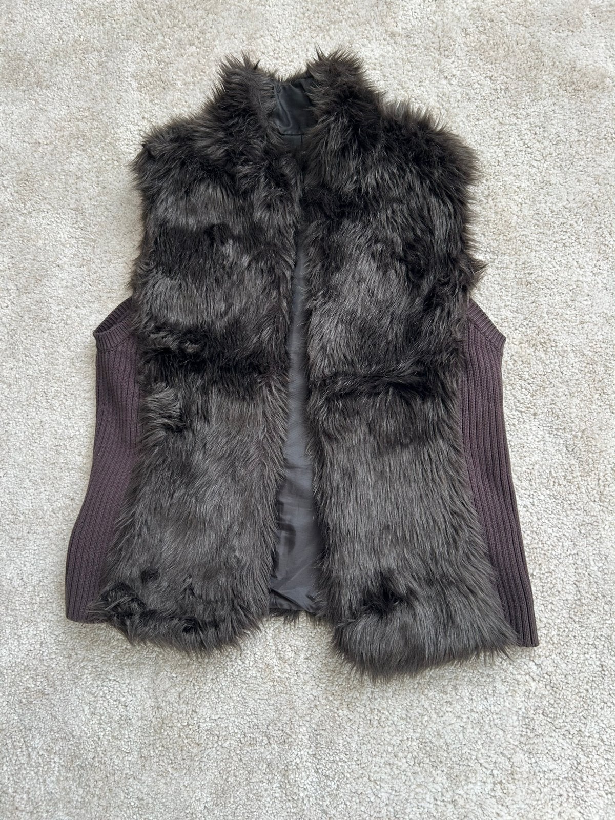 Dames bodywarmer maat 38 - 40 bruin bont, Ophalen of Verzenden, Zo goed als nieuw, Maat 38/40 (M), Bruin