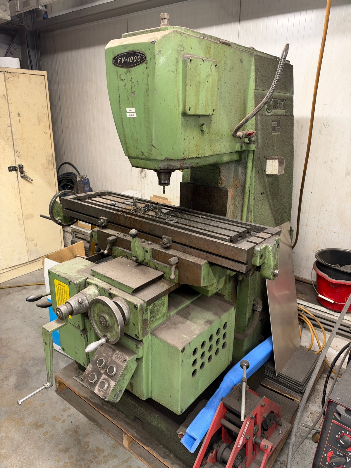 Gosmeta FV-1000 freesmachine / freesbank – opknapper, Ophalen