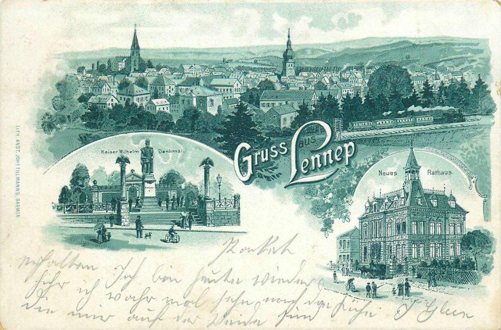 701-273-017 Lennep Litho, Verzenden, Voor 1920, Duitsland