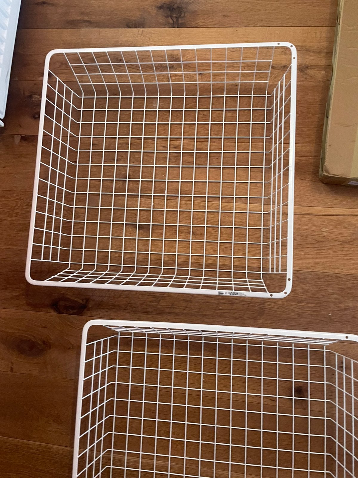 Twee nieuwe IKEA HJÄLPA draadmanden, Ophalen, 50 tot 100 cm, Zo goed als nieuw, Minder dan 100 cm