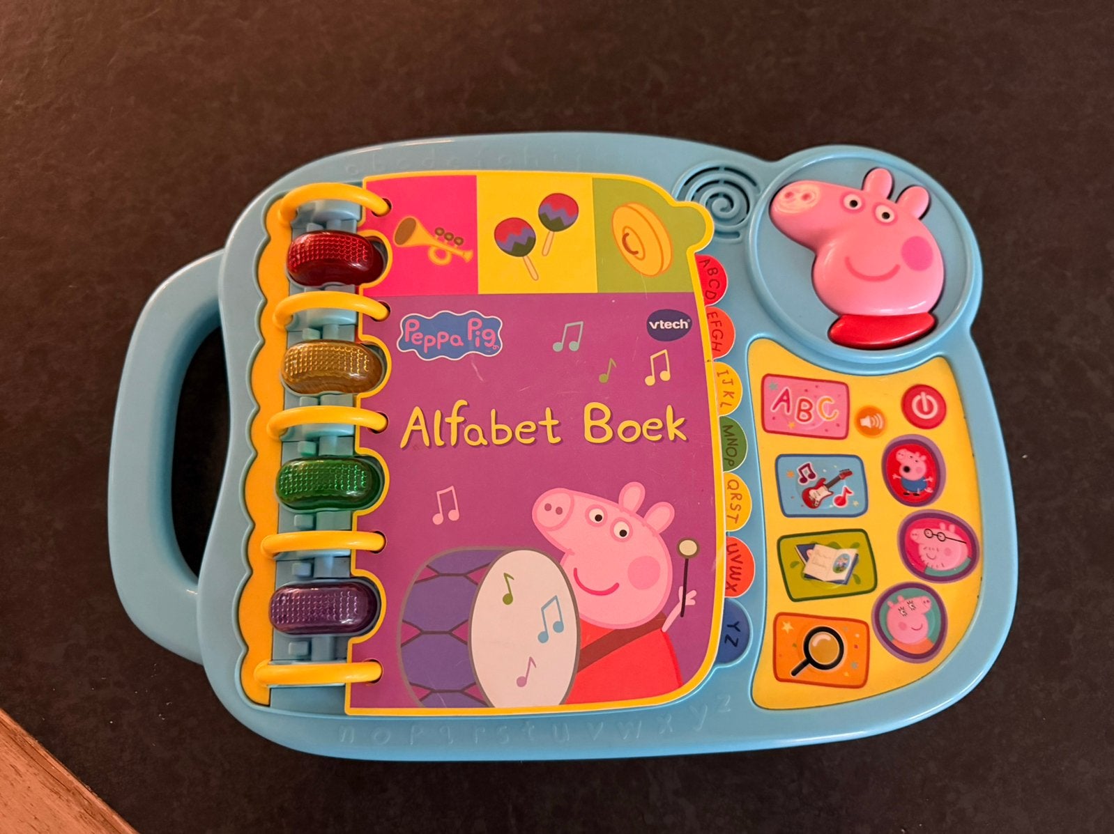 Vtech Peppa Pig alfabet boek, Kinderen en Baby's, Ophalen, Gebruikt