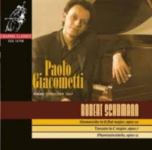 Cd Schumann : Humoreske, Toccata e.a.( Giacometti ), Ophalen, Zo goed als nieuw, Romantiek, Pianomuziek